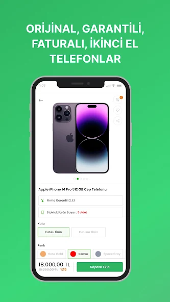 EasyCep Garaj app screen 4
