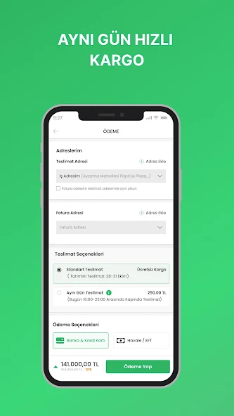 EasyCep Garaj app screen 7