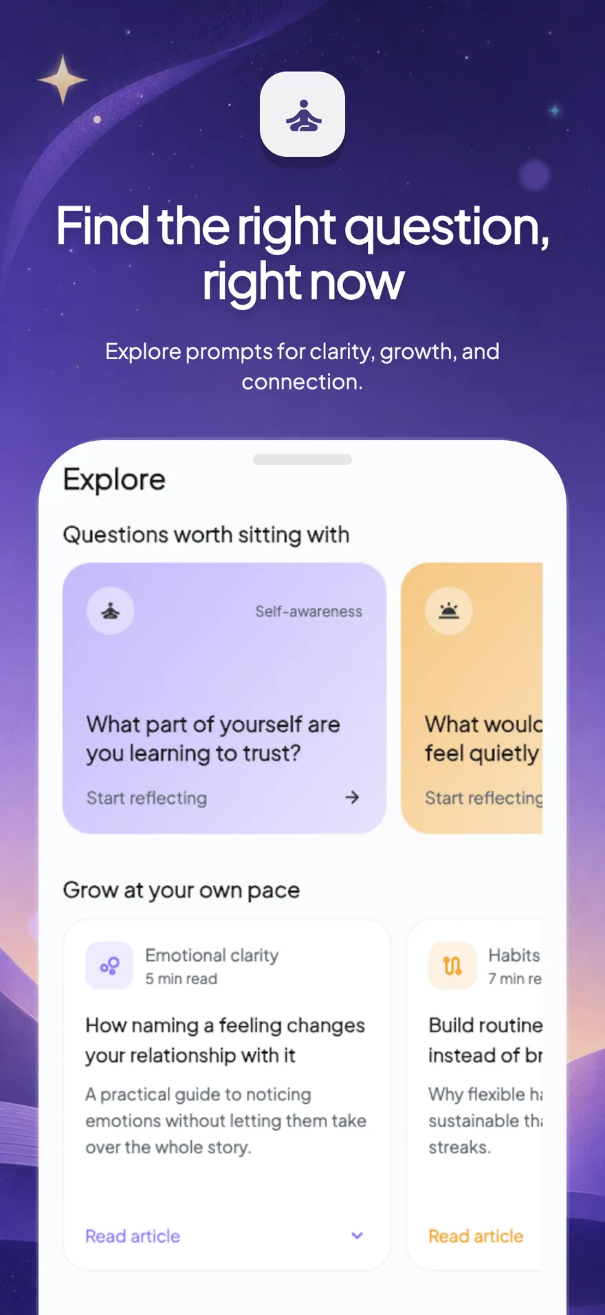 Reflectize app screen 6