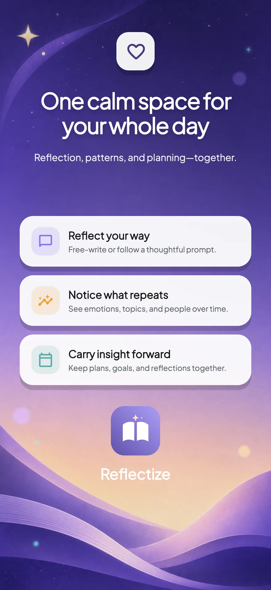 Reflectize app screen 8